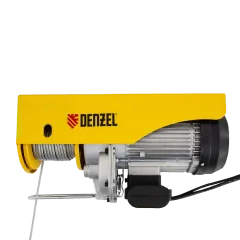 Тельфер электрический DENZEL TF-1000 (1т, 1600 Вт, высота 12 м, 8 м/мин) (52016)