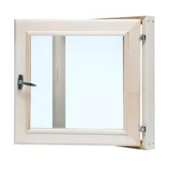 Окно DoorWood 50*60см стеклопакет (липа/прозр)