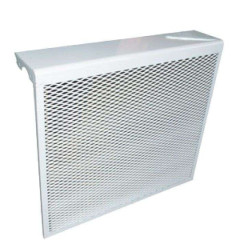 Декоративный металлический экран на радиатор 7-и секционный, 690х610х150 мм 7 ДМЭР