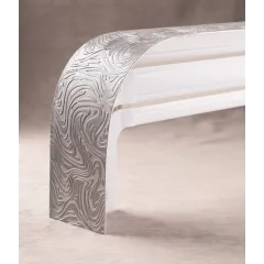 Карниз Ле-Гранд Глэдис 3,0м (2ряд) серый с поворотами (5)