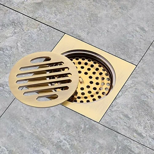 Трап кан. FRAP 100х100 бронза G81001-4