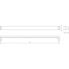 Светильник для  LED лампы ЭРА 600 мм SPO-801-0-001-060 IP20 7879