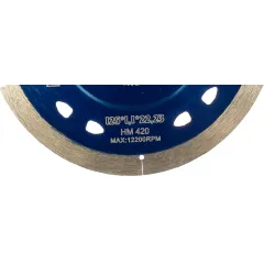 Диск алмазный Hilberg Extra Thin ф125х22,2мм сплошной тонкий (HM420)