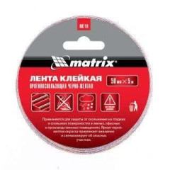 Лента противоскользящая MATRIX 50ммх5м черно-желтая (88718)