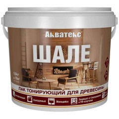 Лак тонирующий АКВАТЕКС ШАЛЕ для древесины бесцветный 0,9л