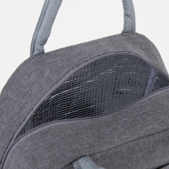 Термосумка 6л на молнии, цвет серый (9257263)