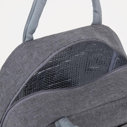 Термосумка 6л на молнии, цвет серый (9257263)