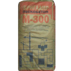 Смесь БРИГАДИР М-300 Пескобетон 25 кг