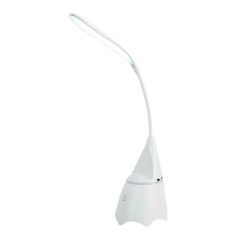 Лампа настольная Росток S533 LED АКБ диммер, MP3, белый