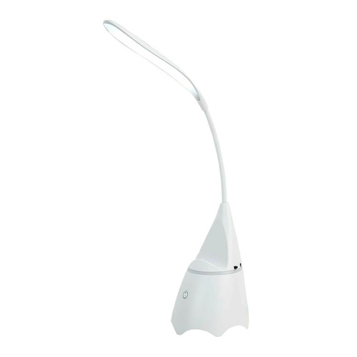 Лампа настольная Росток S533 LED АКБ диммер, MP3, белый