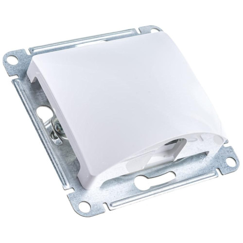 Розетка вывода кабеля Glossa бел. SchE GSL000199