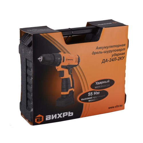 Шуруповерт ВИХРЬ ДА-24Л-2КУ (72/14/19) (*15)