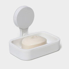 Мыльница ДОЛЯНА на липучке, цвет белый (10130833)