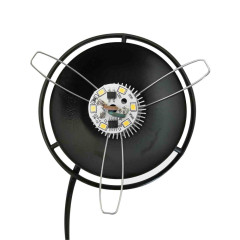 Светильник-ночник (LED) APEYRON из ротанга 220V 2W 6 диодов 3200K 200lm 15x15x18см голубой 12-80