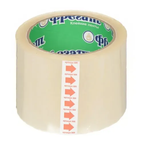 Скотч прозрачный 75 мм*60м усиленный Фрегат (338396)