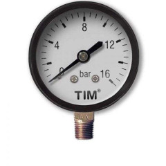 Манометр радиальный TIM ф 1/4