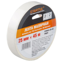 Скотч малярный STARTUL PROFI 25ммх45 м (ST9043-25-45)