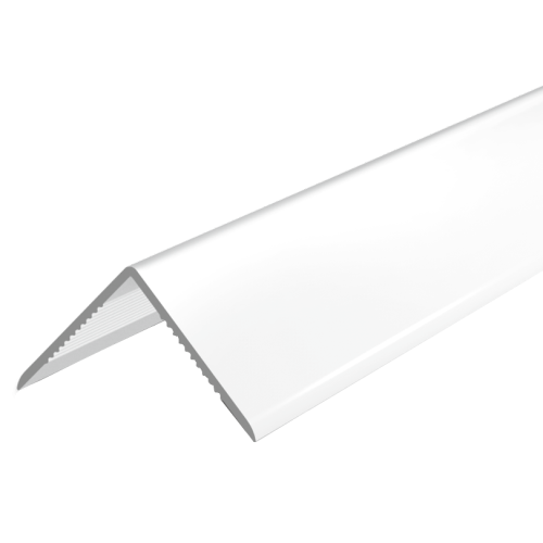 Угол ПВХ ДЕКОНИКА 15*15*2,7 Белый глянец Д-У15Г