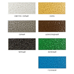 Грунт-эмаль FARBITEX ПРОФИ MASTER по ржавчине 3 в 1 молотковая голубая 0,9 л