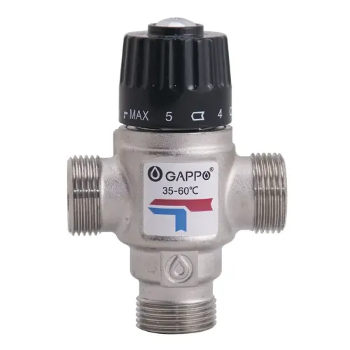 Клапан трехходовой GAPPO термосмесительный ф 1
