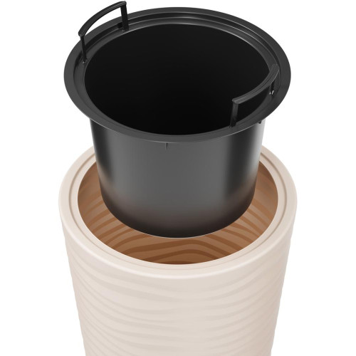 Кашпо АЛЬТЕРНАТИВА Оазис св. бежевое 63 л (М8083)