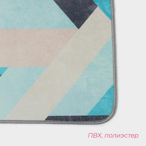 Набор ковриков для ванной и туалета 2шт ДОЛЯНА 50х80см+50х40см Свэч (5411405)