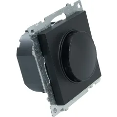 Светорегулятор поворотный 500W Катрин черный GLS10-7106-05