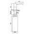 Дозатор для жидкого моющего средства FRAP F408-6 чёрный
