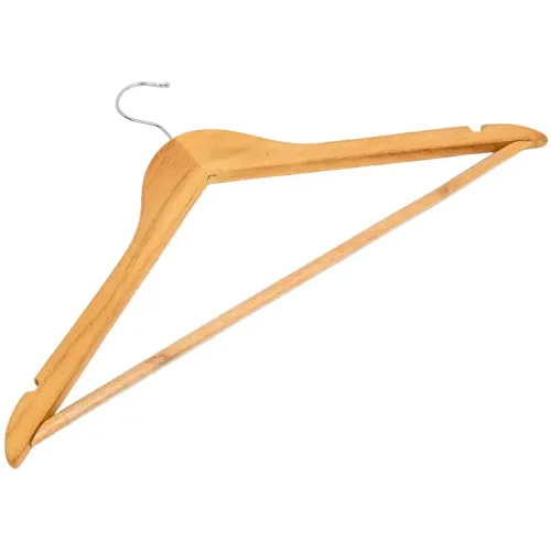 Вешалка для одежды РЫЖИЙ КОТ деревянная с перекладиной (W2-PA)