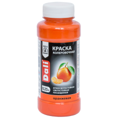 Краска DALI колеровочная ОРАНЖЕВЫЙ 0,25кг