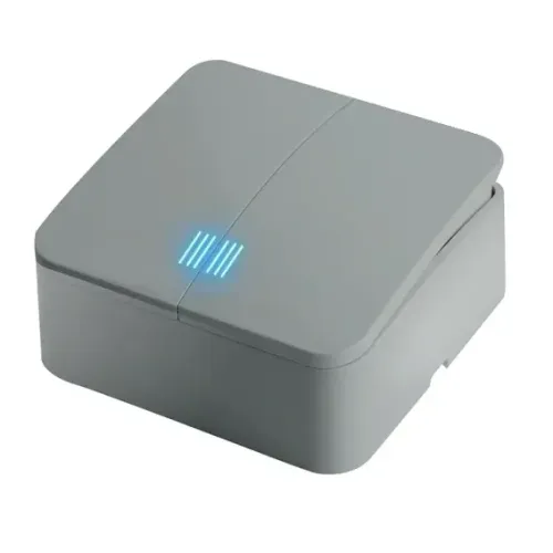 Выключатель О/У 2-кл STEKKER серебро с подсветкой MSW10-21-03 49298