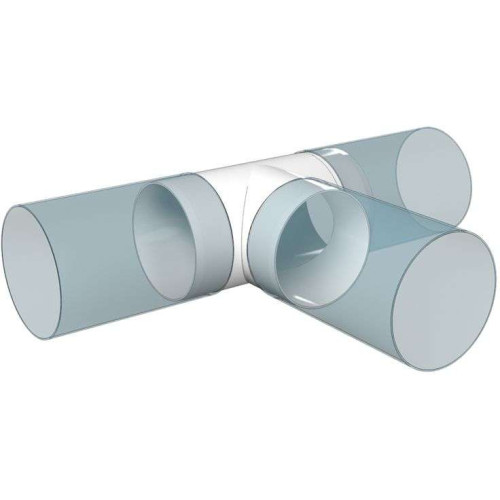 Тройник круглый 10ТП