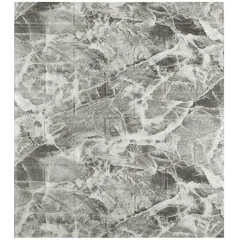 Панель ПВХ самоклеящаяся 3D МРАМОР ЧЕРНО-БЕЛЫЙ 700*770 (10)