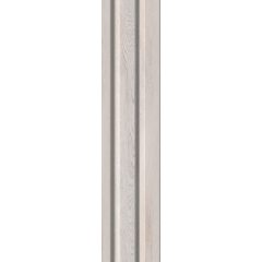 МДФ Реечная STELLA Профиль Финишный Beats Light Ясень айвори 2700*77/61*16 (в уп. 4шт.)