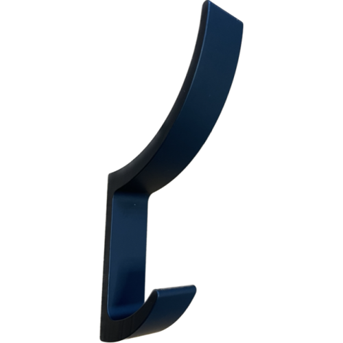 Крючок мебельный 2-х рожковый PK 026.020.020 чёрный матовый(КА-1047217)