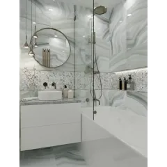 Плитка облицовочная 300*600*8,5 Селена серый, глянец (TP3664A) (в уп. 1,8 м2)