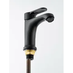 Смеситель для умывальника FRUD R10157-6 чёрный