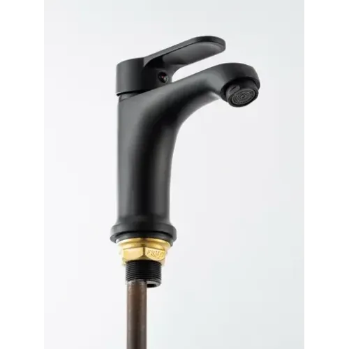 Смеситель для умывальника FRUD R10157-6 чёрный