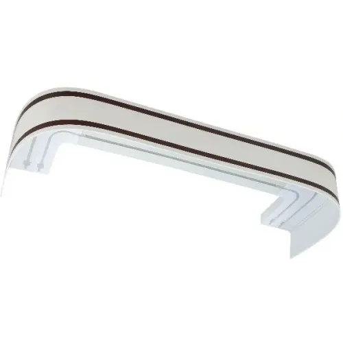 Карниз Ле-Гранд Лайн 2,4м (2ряд) жемчуг/орех с поворотами (5)