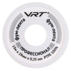 Лента Фум для воды VRT 19мм х 0,25мм 15м