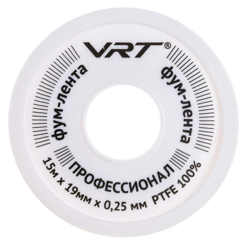 Лента Фум для воды VRT 19мм х 0,25мм 15м