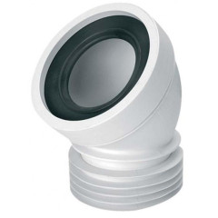 Фановая труба для унитаза McAlpine MRWC16 L-160мм, 45°