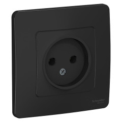 Розетка 2P BLANCA антрацит SchE BLNRS000016