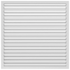 Радиаторная вентиляционная решетка из ПВХ П6060Р сер.