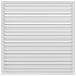 Радиаторная вентиляционная решетка из ПВХ П6060Р сер.