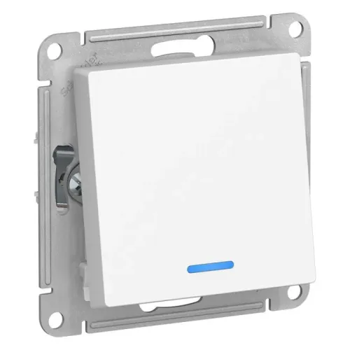 Переключатель 1-кл AtlasDesign бел.с подсветкой SchE ATN000163