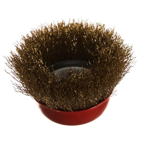 Щетка для УШМ FIT чашка, волнистая 75 мм (39267)