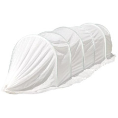 Парник САДОВИТА ЭКОНОМ 4 м в сборе (ПВХ 2,3м d=16мм косой рез + спанбонд 35гр/м2)