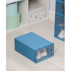 Короб для хранения обуви 33*23*13,5см синий(9379893)