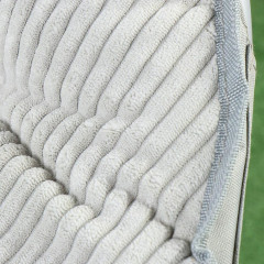 Кресло складное Green Days Гриб, вельвет светло-серое круглое до 100кг 80х84х40см YTMC003D-lght.grey (399138)